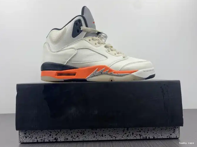 Rep Husky Retro Jordan 5 Orange Total DC1060-100 0531